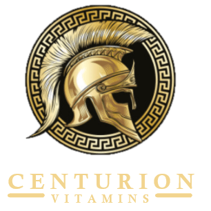Centurion vitamins biele logo